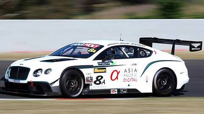 Peter Edwards&rsquo; Bentley GT3 race car goes fast, when it goes.