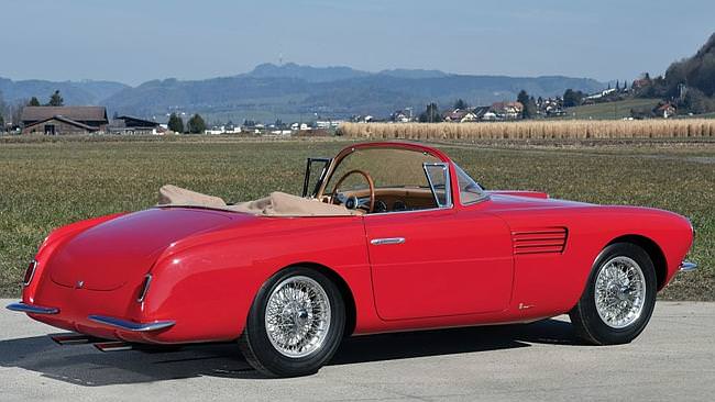 The 1953 Fiat 8V, valued at about $2 million