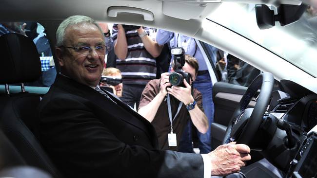 Volkswagen&rsquo;s former chief executive, Martin Winterkorn, is on suspicion of fraud in connection with the company&rsquo;s diesel-emissions scandal &mdash; the biggest false advertising case in history. Picture: Getty Images