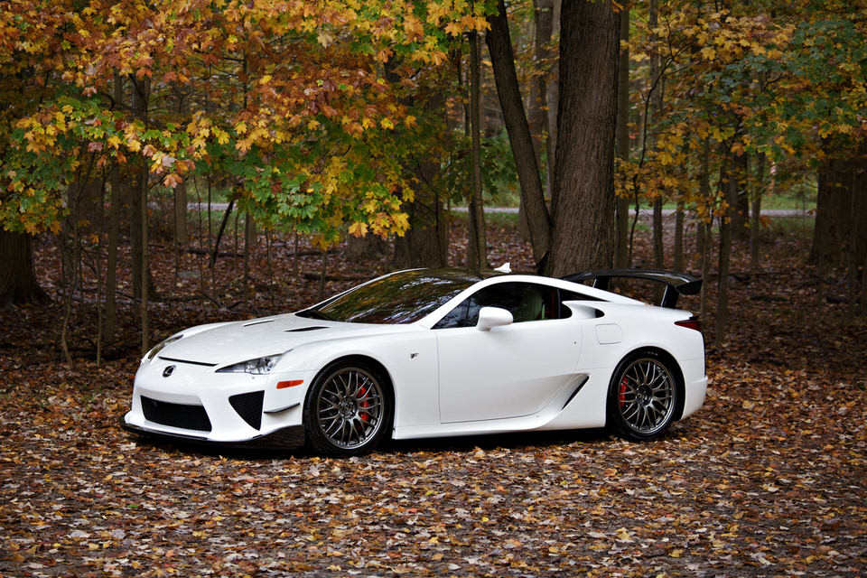 The Lexus LFA Nurburgring, one of only 50 made, will be auctioned in January. Picture: Brian Henniker.