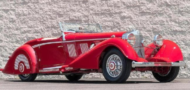 The Mercedes Benz 540K Sports Roadster.