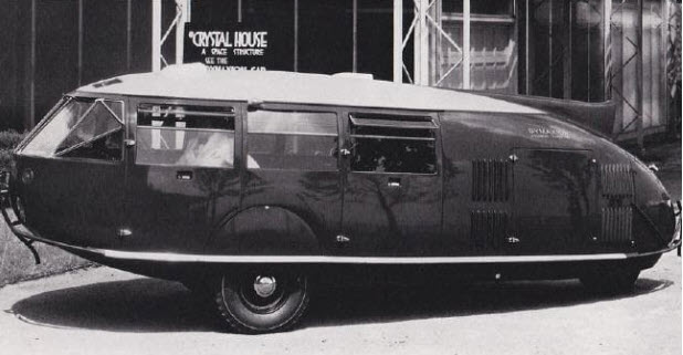 The Fuller &shy;Dymaxion &mdash; a &lsquo;zoomobile&rsquo; designed by genius R. Buckminster Fuller.